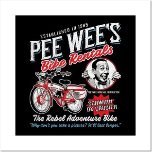 Pee Wee Bike Rentals Posters and Art